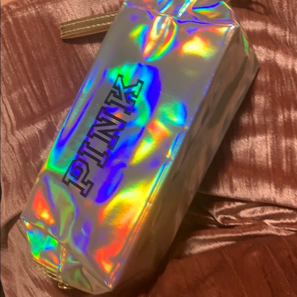 COPY - Cosmetic bag designer Pink hologram - Picture 2 of 4